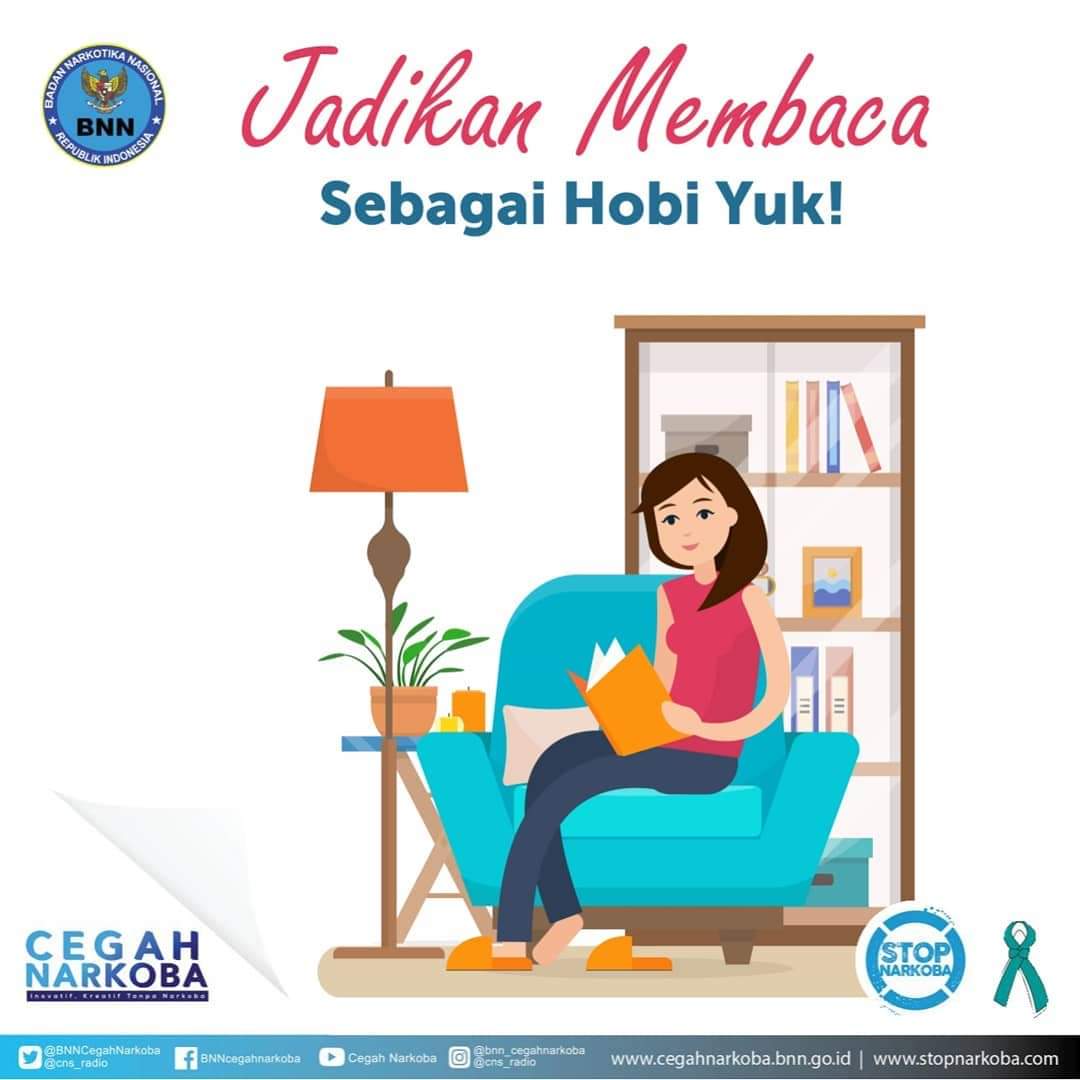 Jadikan membaca sebagai hobbi yuk!