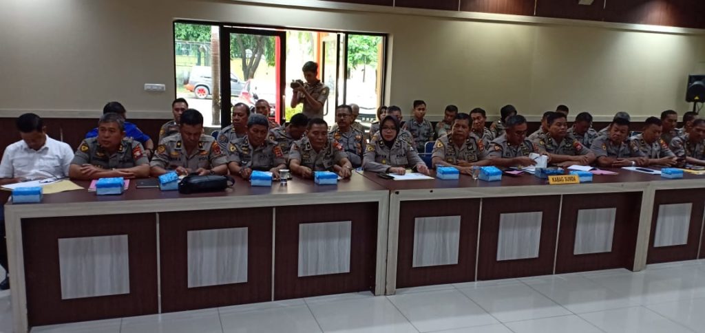 RAPAT KOORDINASI PELAKSANAAN PROLAT POLRI FUNGSI TEKNIS KEPOLISIAN TA. 2020
