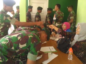 BATALIYON ARHANUD XVI/SBC Deteksi Dini Melalui Tes Urine Narkoba
