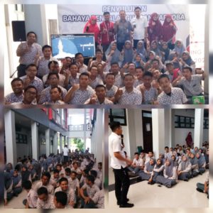Siswa dan Siswi Keren SMK TELKOM Makassar Bebas dari Narkoba