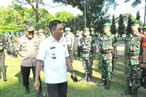 Apel Gelar Pasukan Kesiapan Pengamanan Pelantikan Presiden dan Wakil Presiden RI Tahun 2019-2024