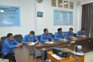 RAPAT MONITORING DAN EVALUASI PELAKSANAAN ZONA INTEGRITAS DAN IMPLEMENTASI INPRES NOMOR 6 TAHUN 2018