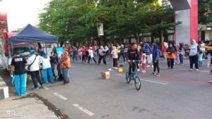 PERINGATI WORLD AIDS DAY, BNNP SULSEL GELAR SOSIALISASI MOBILE, SENAM PAGI BERSAMA DAN PIRKEL