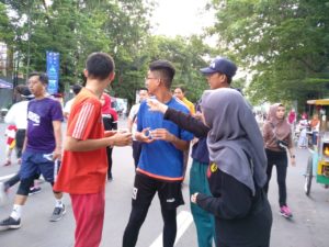 POJOK INFORMASI REHABILITASI KELILING BNNP SULSEL DI CFD JALAN SUDIRMAN