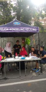 POJOK INFORMASI REHABILITASI KELILING BNNP SULSEL DI CFD JALAN SUDIRMAN