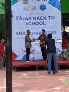 BNN Sampaikan Bahaya Narkoba melalui program Fajar Back to school di SMA 12 Makassar