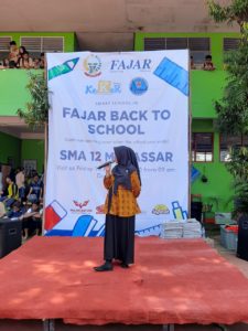 BNN Sampaikan Bahaya Narkoba melalui program Fajar Back to school di SMA 12 Makassar