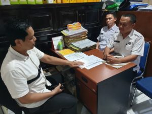 Pengambilan buku bukti kepemilikan senjata Api milik BNNP Sulsel di Polda Sulsel dan wasdal BMN BNNP Sulsel Tahun 2019
