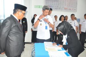 Pelantikan Pejabat pengawas BNNP Sulsel