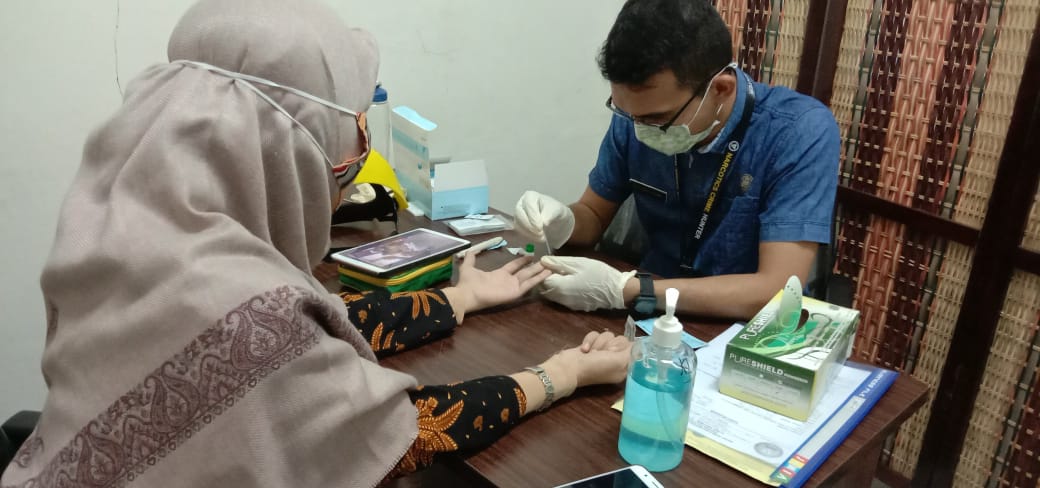 Cegah Covid-19, BNNP Sulawesi Selatan Kembali periksa seluruh pegawai melalui rapid test Cegah Covid-19, BNNP Sulawesi Selatan Kembali periksa seluruh pegawai melalui rapid test