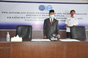 Pejabat fungsional penyuluh BNNK Bone dilantik secara virtual