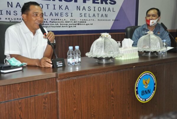 JELANG PILKADA, KPU KOTA MAKASSAR AUDIENS KE BNNP SULSEL