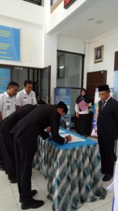 Pelantikan Pejabat Fungsional Tertentu Penyidik Narkoba di BNNP SULSEL