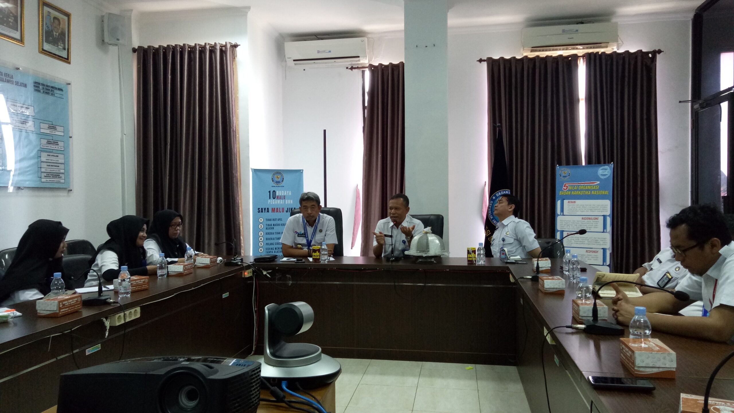 Kunjungan Kerja Direktur Diseminasi Informasi BNN Di Makassar