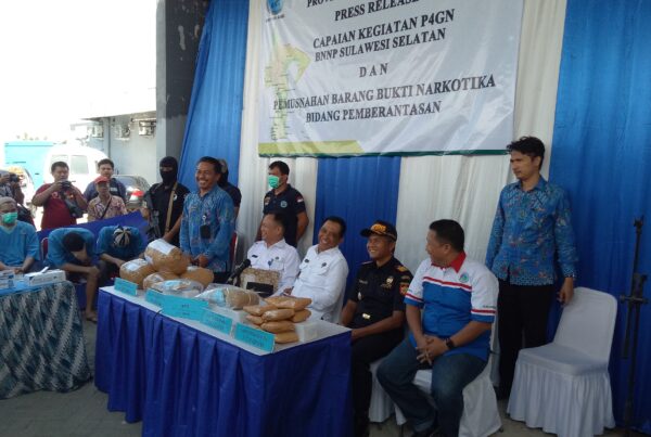 press release capaian kinerja tahun 2019 dan pemusnahan barang bukti Narkotika
