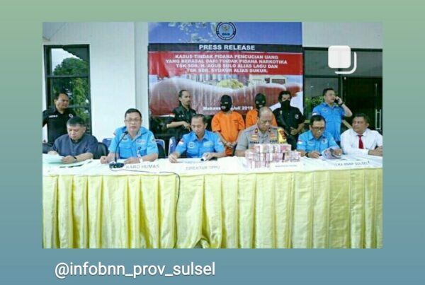 SIARAN PERS BANDAR TERJERAT TPPU