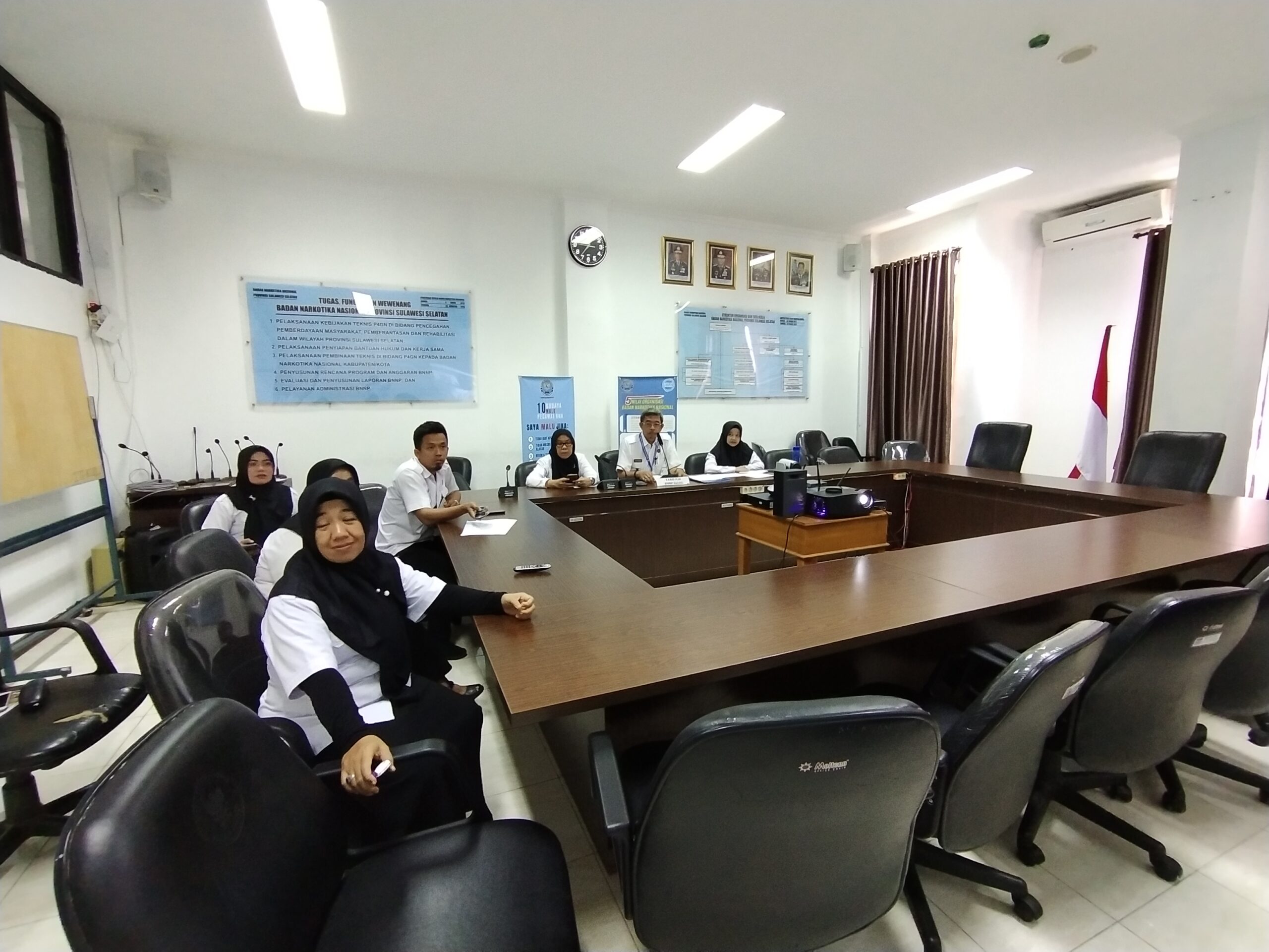 Video Conference antara Deputi Pencegahan dan Deputi Dayamas, Direktorat Advokasi Bidang Pencegahan , Direktorat Diseminasi Informasi dan Edukasi dengan Kabid P2M terkait Program Kerja 2020
