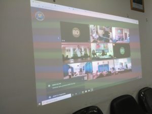 Video Conference antara Deputi Pencegahan dan Deputi Dayamas, Direktorat Advokasi Bidang Pencegahan , Direktorat Diseminasi Informasi dan Edukasi dengan Kabid P2M terkait Program Kerja 2020