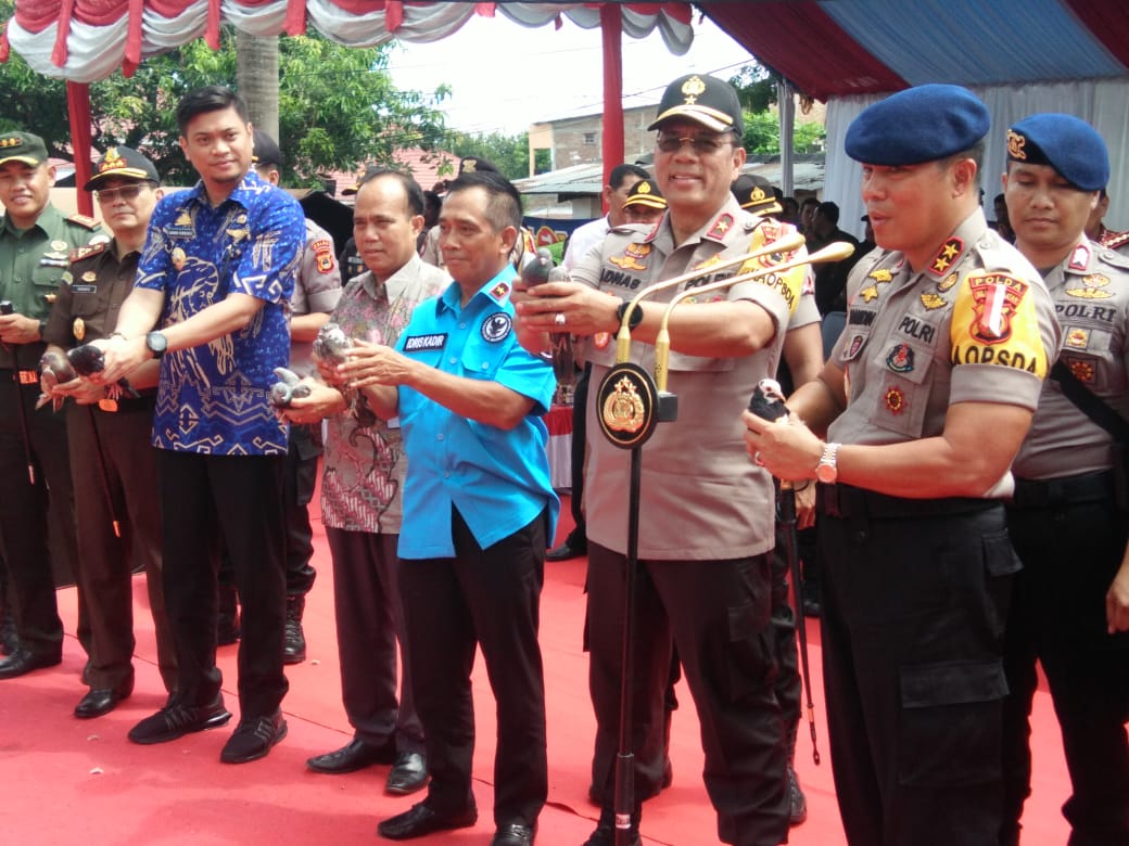 Kepala BNNP Sulsel Hadiri Sistem Pengamanan Kota (Sispamkota) di Gowa
