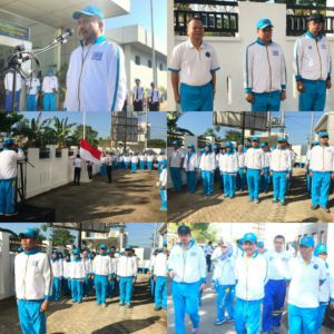 BNNP Sulawesi Selatan Melaksanakan Upacara Peringatan Hari Olahraga Nasional "AYO OLAHRAGA, DIMANA SAJA, DAN KAPAN SAJA" pada tanggal 09 September 2019