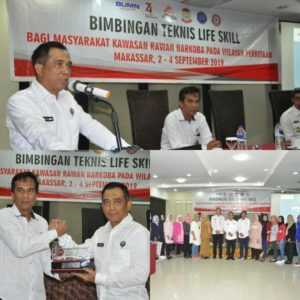 Narasumber Pada Kegiatan Bimbingan Teknis Life Skill Bagi Masyarakat Kawasan Rawan Narkoba Pada Wilayah Perkotaan