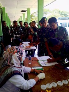 Tes Urine Personil YONIF RAIDER 433 / JS