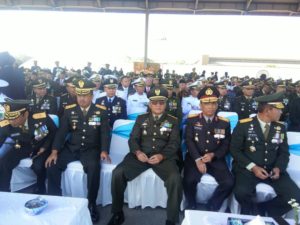 BNNP Sulsel Menghadiri Peringatan Hari Ulang Tahun TNI KE-74 di Makassar
