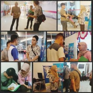 Pojok Informasi Rehabilitasi Keliling pada Gerai SIM Polrestabes Makassar di Trans Studio Mall(TSM) Makassar.