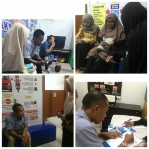 Pojok Informasi Rehabilitasi Keliling pada Gerai SIM Polrestabes Makassar di Trans Studio Mall(TSM) Makassar.