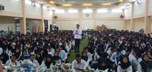 Narasumber pada kegiatan character Building Program Mahasiswa baru TA 2019/2020. Universitas Mega Rezky Makassar