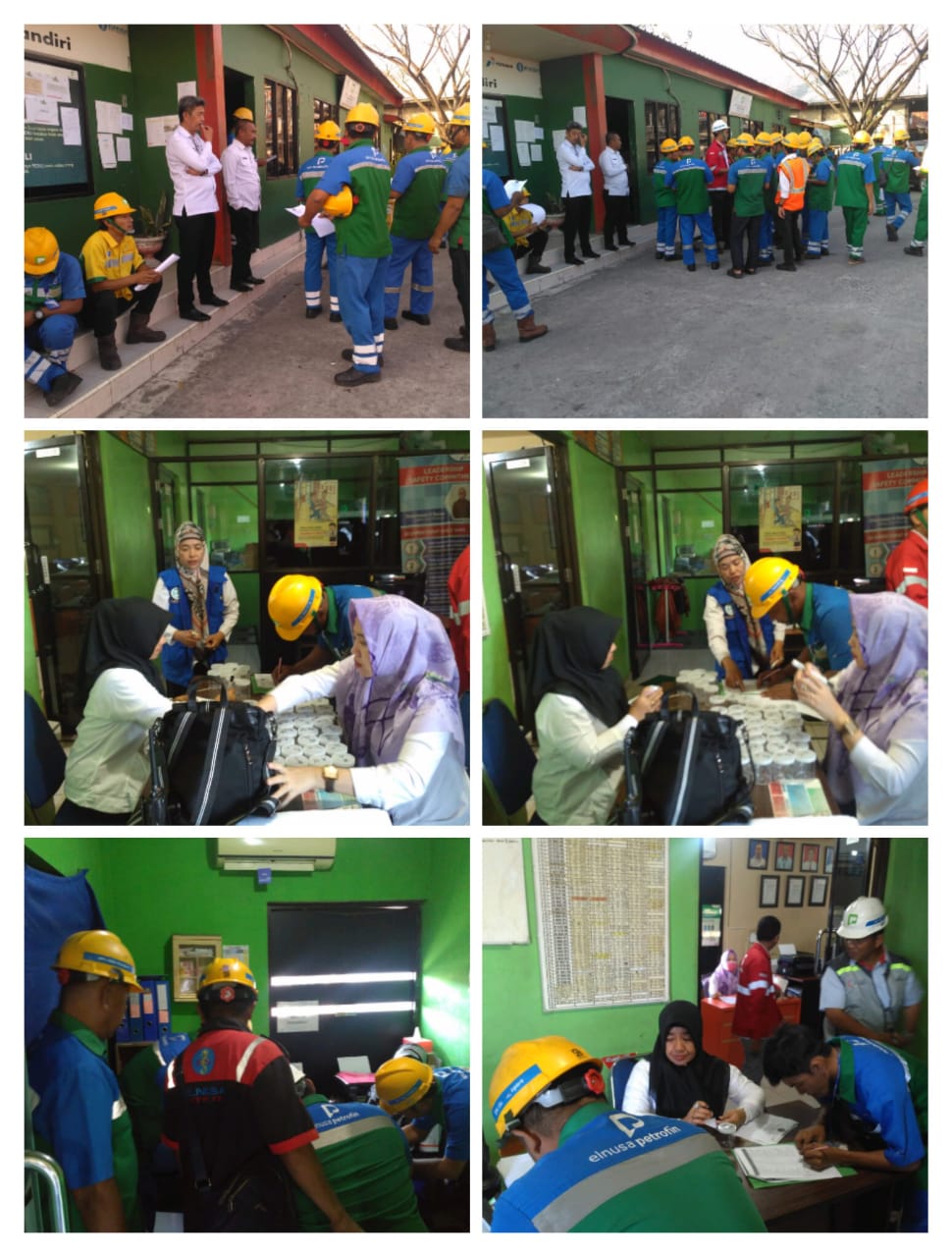 Tes Urine Staff dan Awak Mobil Tangki PT. Elnusa Petrofin TBBM Pare Pare