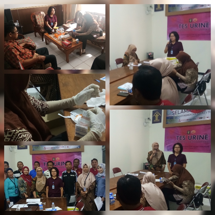 Tes Urine di BAPAS KELAS I Makassar