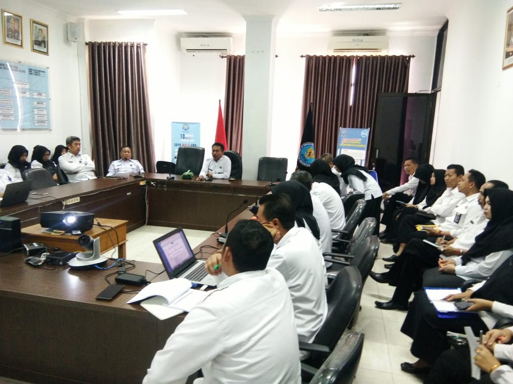 Rapat BNNP Sulsel Perihal PERKA BNN Nomor 606 Tahun 2019 dan Permenpan RB Nomor 41 Tahun 2018