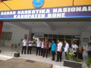 Kepala BNN Provinsi Sulawesi Selatan Melaksanakan Kunjungan Kerja ke BNNK Bone