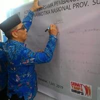 Komitmen bersama Pembangunan Zona Integritas Menuju Wilayah Bersih dari Korupsi di Lingkungan BNNP Sulawesi Selatan