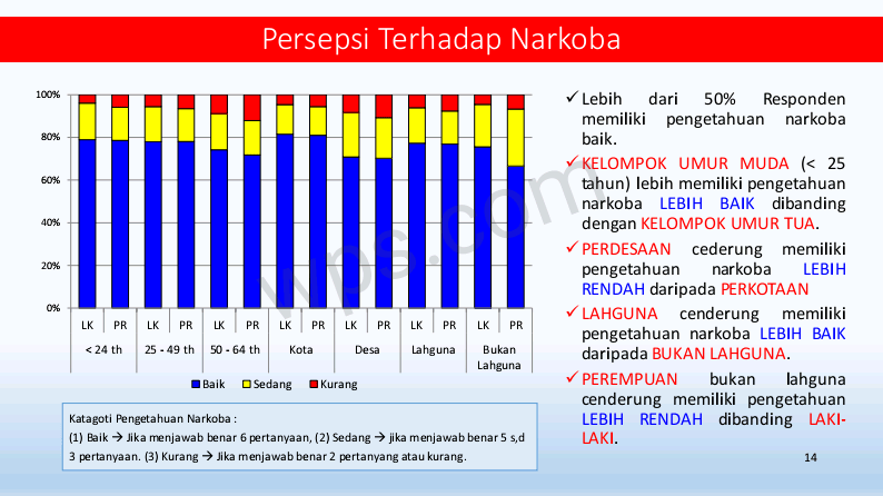 HASIL PENELITIAN PENYALAHGUNA NARKOTIKA TAHUN 2019