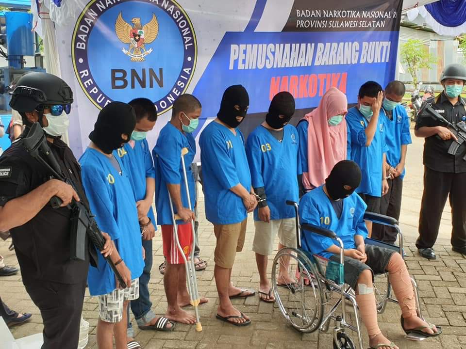 PEMUSNAHAN BATANG BUKTI 13 FEBRUARI 2019