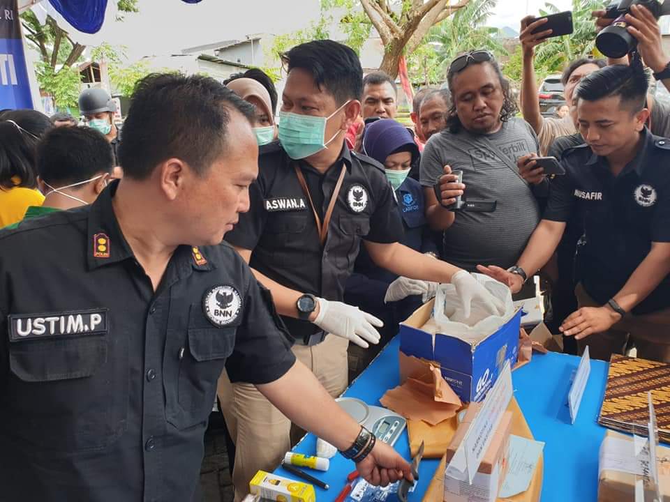 PEMUSNAHAN BATANG BUKTI 13 FEBRUARI 2019