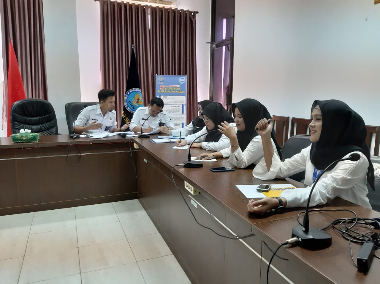 SERBA SERBI PERSIAPAN DAN PELAKSANAAN EKSPOSE PEMBANGUNAN ZONA INTEGRITAS DI BNNP SULAWESI SELATAN DI HADAPAN PERWAKILAN MENPAN RB