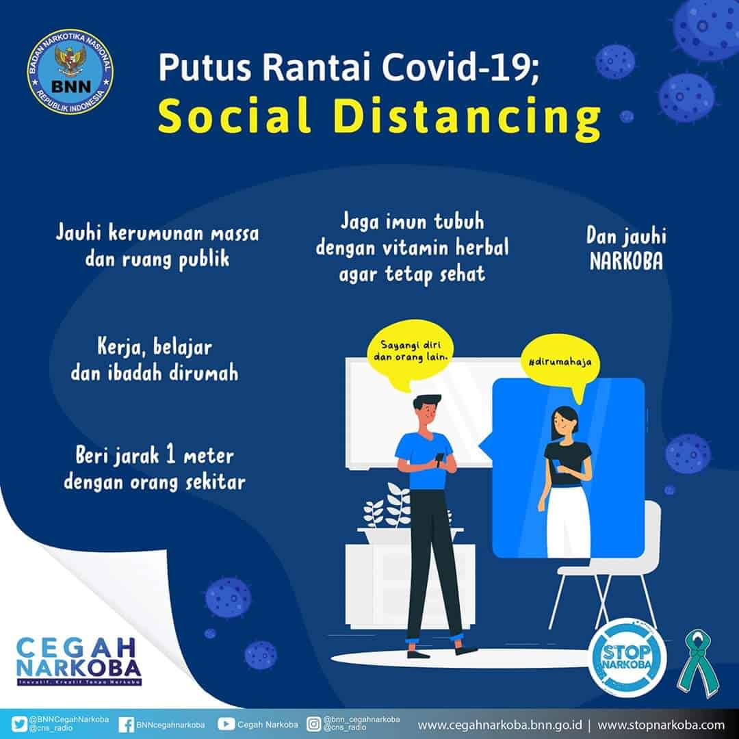 Putus Mata Rantai COVID-19 Dengan Social Distancing Putus Mata Rantai COVID-19 Dengan Social Distancing