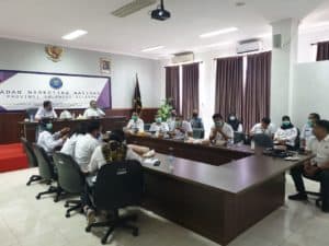 MONITORING DAN EVALUASI DIREKTORAT NARKOTIKA BNN RI DI BNNP SULSEL
