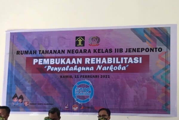 BNN Provinsi Sulawesi Selatan Menghadiri Acara Pembukaan Layanan Rehabilitasi Pemasyarakatan Rutan Kls IIB Jeneponto