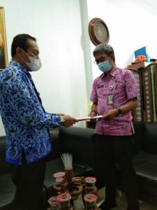 Kepala Rutan kelas I Makassar Kunjungi BNN Provinsi Sulawesi Selatan