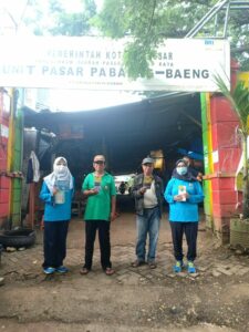 Sosialisasi Mobile serta Kampanye War on Drugs di Pasar Pa’baeng-Baeng Makassar