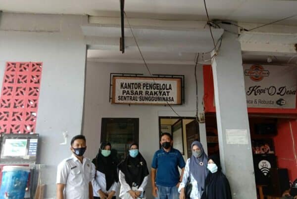 Tim Penyuluh BNNP Sulsel berkoordinasi dengan Kepala Pasar