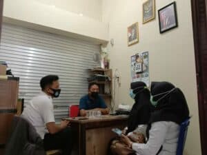 Tim Penyuluh BNNP Sulsel berkoordinasi dengan Kepala Pasar
