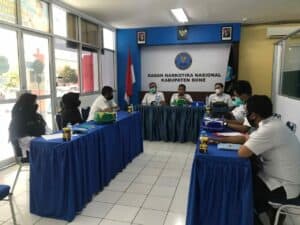 BNN Provinsi Sulawesi Selatan memberikan Bimbingan Teknis Dalam Pembentukan IBM Desa Bersinar di Kab. Bone