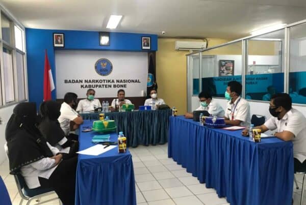 BNN Provinsi Sulawesi Selatan memberikan Bimbingan Teknis Dalam Pembentukan IBM Desa Bersinar di Kab. Bone