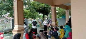 Sosialisasi P4GN serta Kampanye War on Drugs pada kegiatan Posbindu Puskesmas Kanjilo di Biring Balang Kelurahan Lembang Parang Kecamatan Barombong Kabupaten Gowa