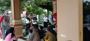 Sosialisasi P4GN serta Kampanye War on Drugs pada kegiatan Posbindu Puskesmas Kanjilo di Biring Balang Kelurahan Lembang Parang Kecamatan Barombong Kabupaten Gowa